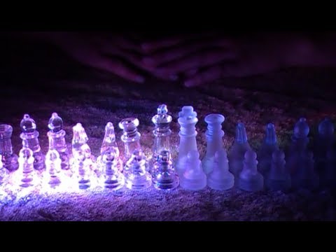 ASMR. Glass Chess Pieces (For TheWaterwhispers, Ear to Ear Whisper)