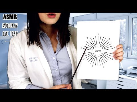 ASMR Roleplay Ophtalmologue - Test pour Vos Yeux - Eye Examination
