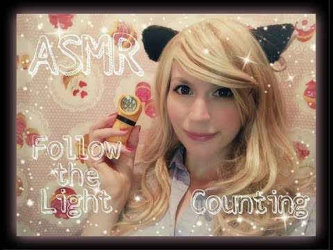 ASMR Follow the Light & Counting for Relaxation & Sleep . Soft-Speaking/ Whispering