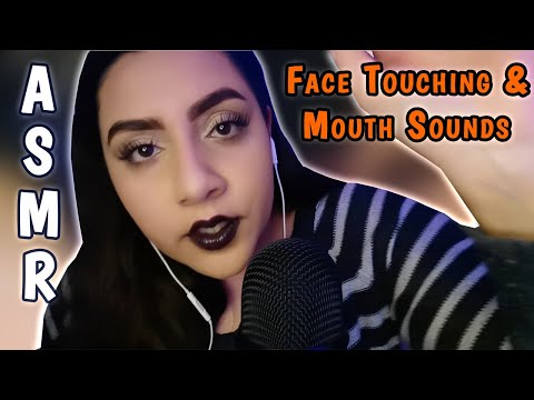 ASMR FAST AND AGGRESSIVE MOUTH SOUNDS + FACE TRACING