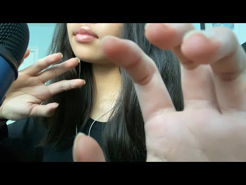 ASMR Fast Aggressive Hand Movements & Whispers (Mouth Sounds)