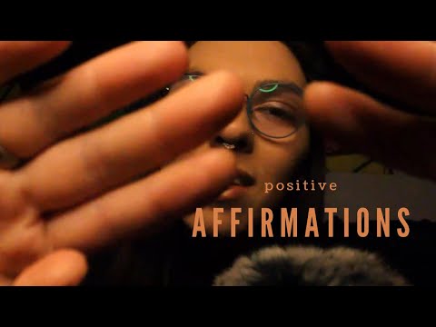 ASMR Positive Affirmations + Personal Attention Hand Movements for Sleep🤎