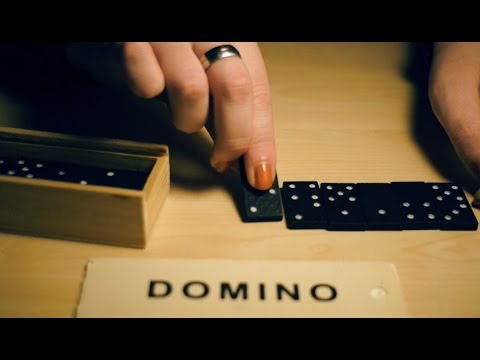 Binaural ASMR. Wooden Dominoes (Tapping, Clicking)