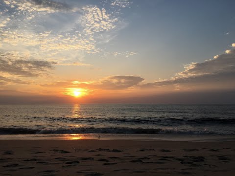 ASMR Whispers and Waves: Sunrise at the Seashore for Sleep and Relaxation