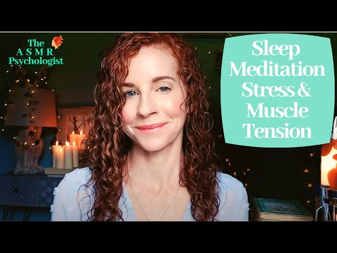 ASMR Sleep Hypnosis: Stress & Body Tension (Whisper)