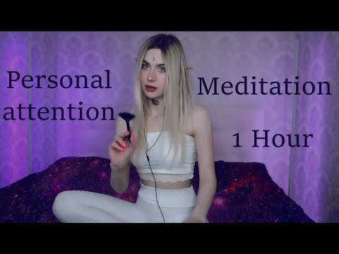 Journey to different worlds🌠1 hour ASMR 🎧 Meditation  & Personal Attention & Deep Relaxation