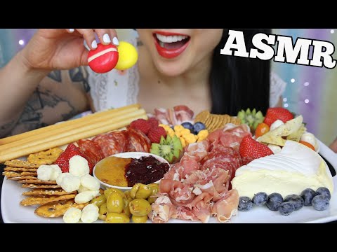 ASMR CHARCUTERIE PLATTER (EATING SOUNDS) NO TALKING | SAS-ASMR