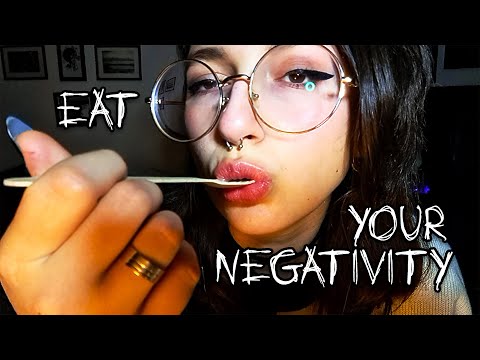 ASMR | Eating More of Your Negative Energy [Negative Energy Removal]