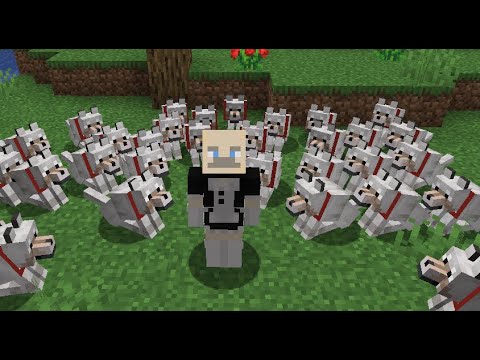 Minecraft but with a Dog Army...