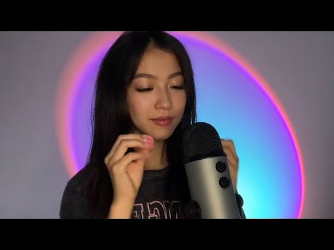 ASMR Switching from Whispering to Soft Spoken Rambling with Hand Sounds & Nail Tapping 👋🏼☺️