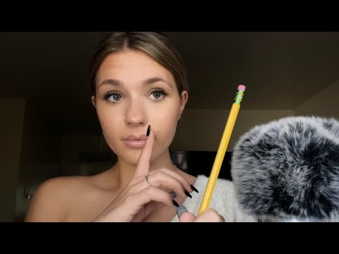 ASMR| Helping You Cheat On A Test| Inaudible Whispering| Personal Attention