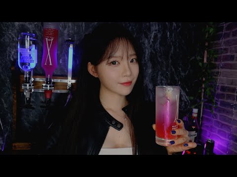 ASMR(멤버십영상공개) 저랑 술 게임 한 판 하실래요?칵테일바3탄 Do you want to drink with me and play games?Cocktail Bar ver.3
