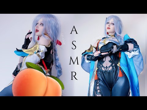 ♡ ASMR Different Triggers Tapping With Shenhe from Genshin Impact 🌙