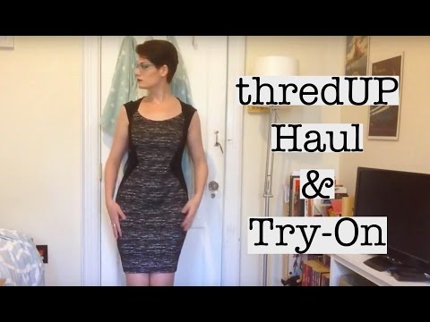 ASMR Unboxing and Dresses Try-On from ThredUP (Soft Spoken)