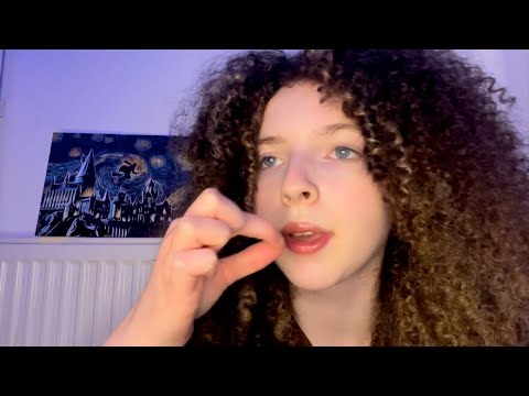 ASMR | PLUCKING AND EATING YOUR NEGATIVE ENERGY (personal attention + mouth sounds)