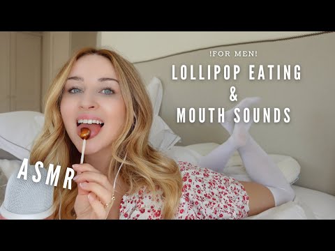 *ASMR* Lollipop Candy Eating, Mouth Sounds, Licking, Kissing and some General Chit Chat!