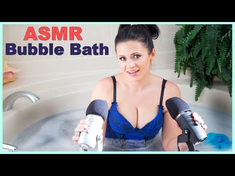 ASMR - Relaxing Bubble Bath - Taking Care of You With Soap, Lotion, Tapping, - With Anna