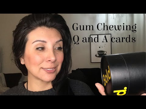 Gum Chewing ASMR: Bold Q and A Session
