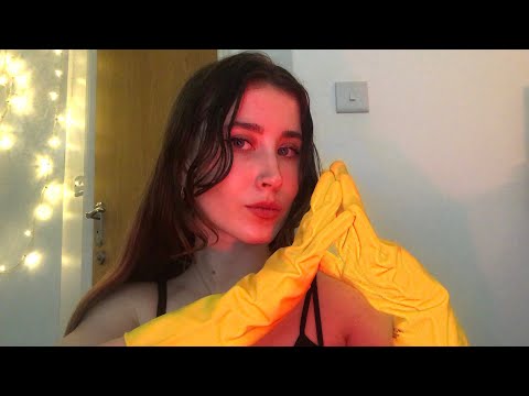 ASMR Fast & Aggressive Hand Movements W Gloves & Mouth Sounds💤