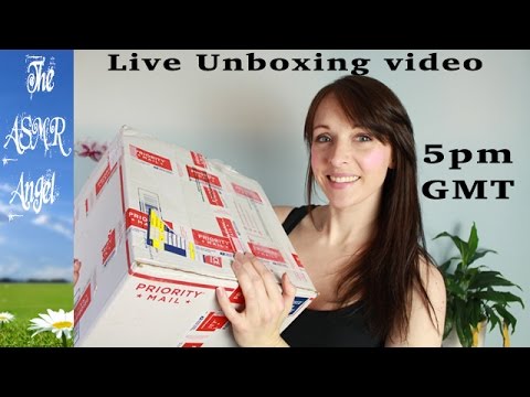 ASMR Unboxing, Eating and Whispering Video - Food from the USA