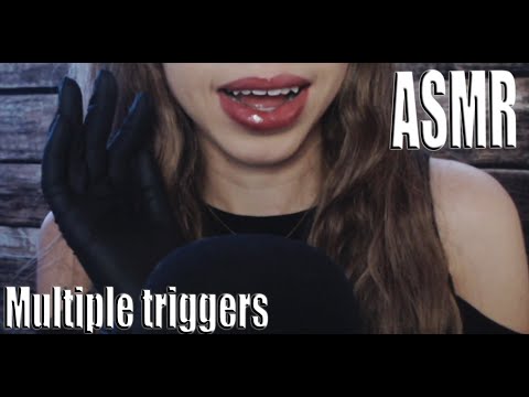 {ASMR}Trigger words| finger flutters| Gloves| soft breathing | Multiple Tingles