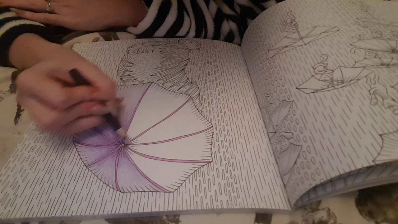 ASMR - Colouring/scratching sounds/Pencil on Paper