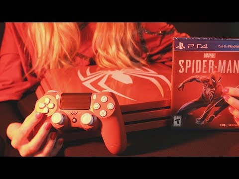 Unboxing Spider-Man PS4 Pro 🕷 Relaxing ASMR (Gentle Tapping)