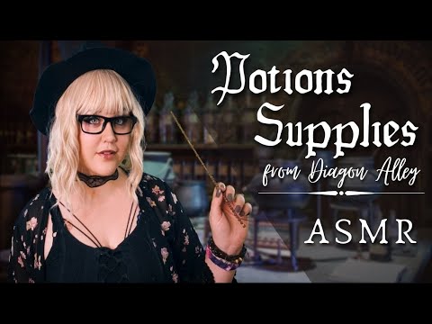 Harry Potter ASMR | Buying Potions Supplies for Hogwarts | Apothecary on Diagon Alley