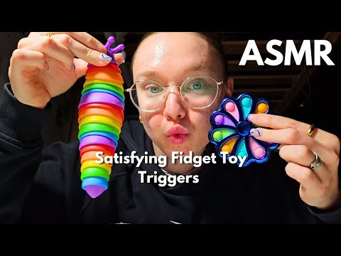 ASMR Stress toy triggers, tapping, squishing, popping