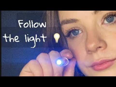 ASMR ~ Follow the Light with Up Close Semi-Inaudible Whispering