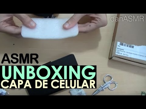 ASMR unboxing capa de celular (Português / Portuguese)