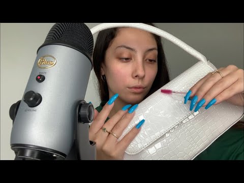 ASMR With Long Fake Nails | Tapping, Mic Scratching, Whispered