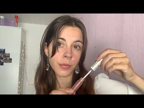 ASMR The Girl In The Back Of The Class Tells You Secrets & Fixes Your Make-Up 💄👀