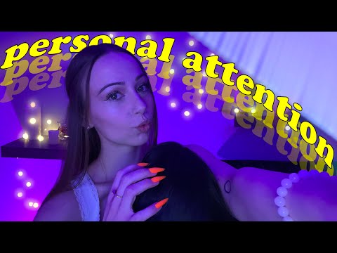 ASMR Personified Mic Triggers ☆💕 hair, scalp, and back tingles on YOU 💕☆