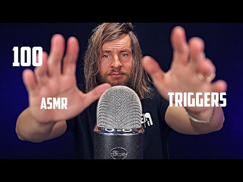 ASMR 100 Fast Triggers for sleep (Not a World Record)