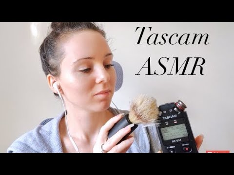 New Mic! Mouth Sounds, Sticky Tapping, Mic Brushing, Ear Cleaning • Tascam ASMR