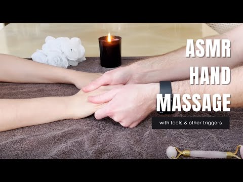 ASMR Hand Massage for Sleep with Tools & Tingles | No Talking