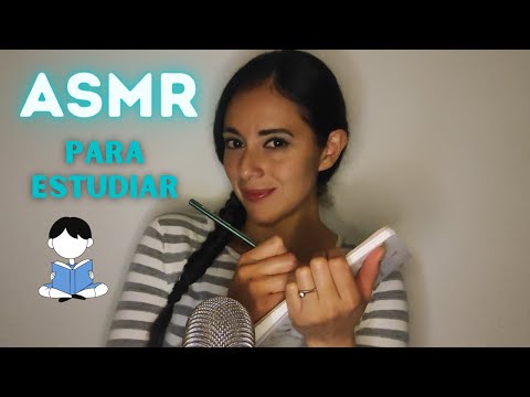 🧠 Sonidos para ESTUDIAR y CONCENTRARSE 👓| ASMR en español | ASMR Kat