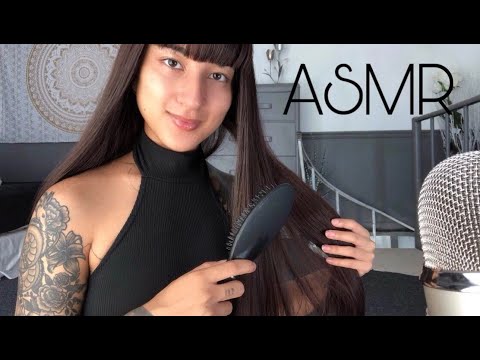 ASMR Relaxing Hair Brushing & Hair Play