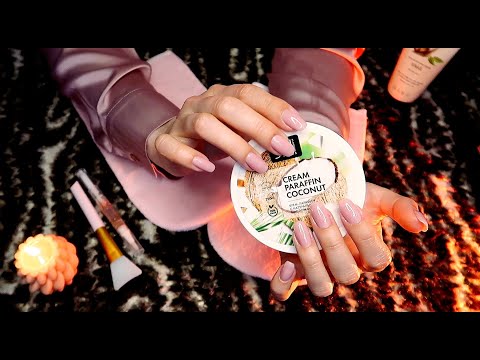 ASMR Relaxing Hand Paraffin Therapy ~ Soft Spoken