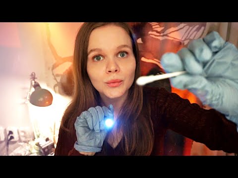 Asmr | You have something in Your Eye 👁 Gloves, Pen Light, Inaudible