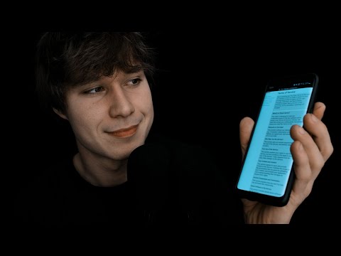ASMR Reading Youtube's Terms of Service (so you don't have too)