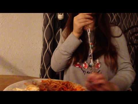 ASMR Eating Pasta *Open Mouth Chewing*