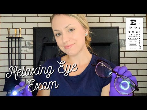 RELAXING EYE EXAM ASMR | Sleep Inducing Eye Exam | Eye Exam Roleplay ASMR | Eye Exam Light ASMR