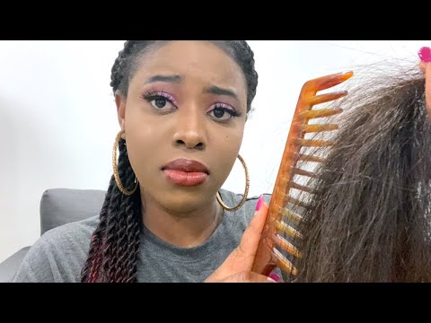 ASMR Mean Step Sister 👧 Does Your Hair and Makeup 💇🏾‍♀️ ✂️✂️ |ROLEPLAY|