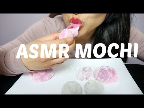 ASMR MOCHI (Recipe + Soft Chewy Eating Sounds) | SAS-ASMR