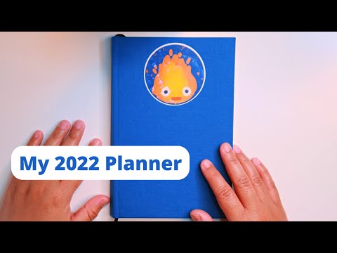 ASMR 2022 Planner Flip Through (SUPER Close-up & Breathy Whispers)