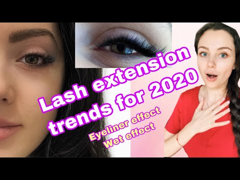 Cat | fox eye shape lash extensions. Eyeliner effect. Working with L-curl and M-curl