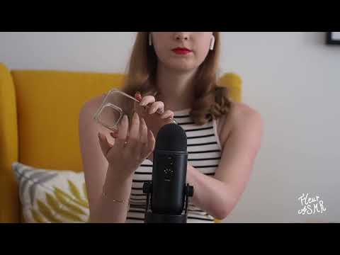 ASMR Fast Tapping on silicon phone case with fake nails no talking