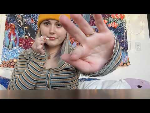 short mouth sounds and hand movements asmr
